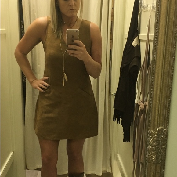 Jack Medium BOHO Suede Tan Dress - Picture 8 of 8